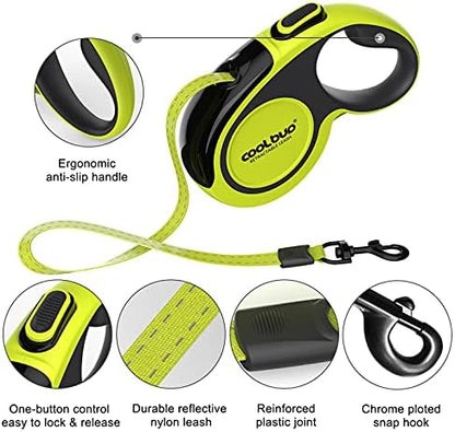 360° Tangle-Free, Heavy Duty Retractable Dog Leash - Image 3