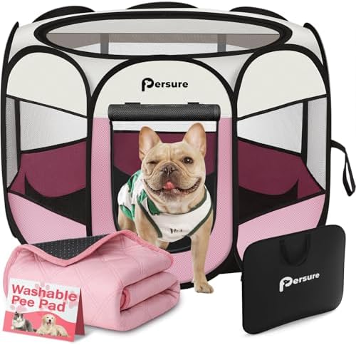 Persure Dog Cat Playpen Tent Crate Cage by PERSURE