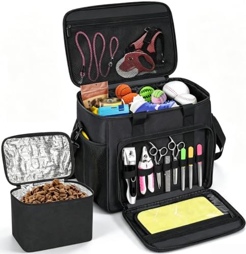 GMAK Pet Grooming Bag, Pet Hair Clipper Organizer Grooming Bag by GMAK