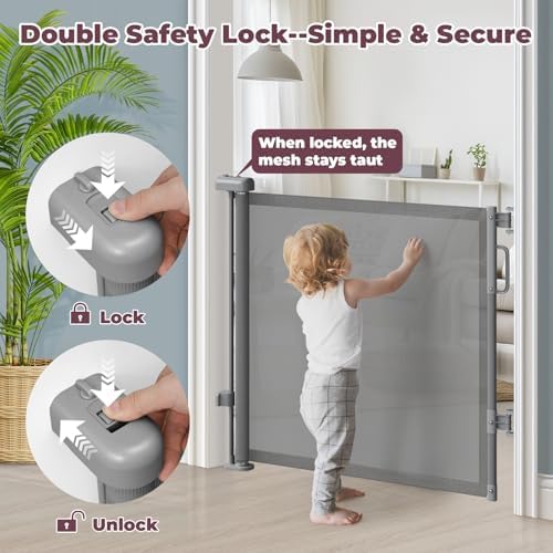Retractable Baby Gates 2 Pack - Image 4
