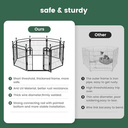 Gardner Pet Dog Playpens, Foldable Pet Play Yard Gate Extensions, Pet Playpen - Image 6