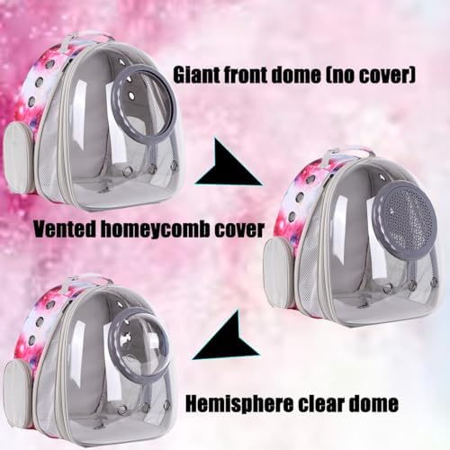 Cat Carrier Backpack Galaxy Front Expandable Large Cat Backpack Bubble - Image 4