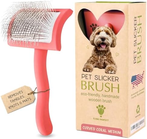 Slicker Brush for Dogs by FlyingPawfect