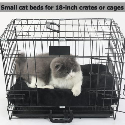 Tiny Dog Bed 18 x 12 for Extra Small Dogs and Cats Fit Crate or Cage 18 Inch - Image 3