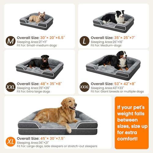Orthopedic Dog Bed for Extra Large Dogs - Image 2
