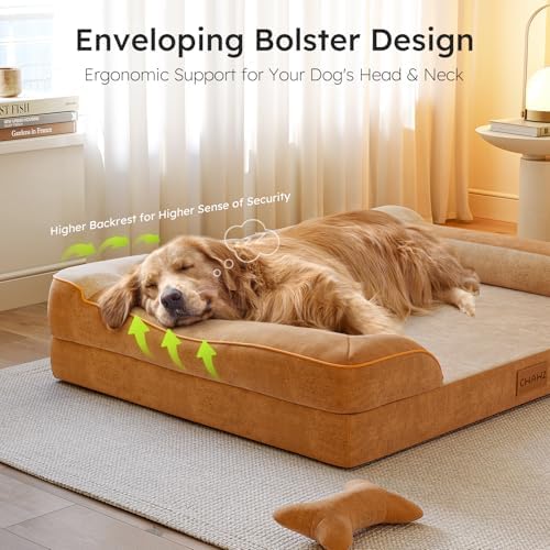 CWAWZ XXL Dog Bed for Extra Large Dogs, Giant Orthopedic Dog Bed - Image 4