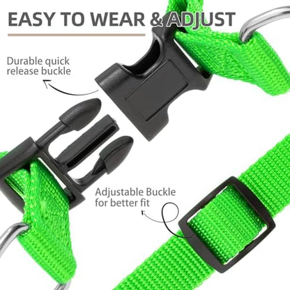 PUPTECK No Pull Dog Harness Soft Adjustable Basic Nylon Step in Puppy Vest - Image 3