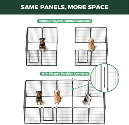 FXW Rollick Dog Playpen with Divider Connectors, 16 Panels - Image 3