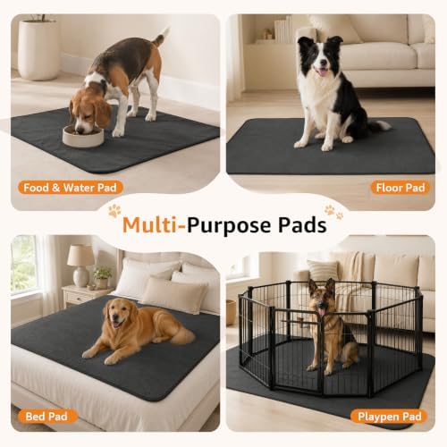 LOOBANI Washable Pee Pads for Dogs, 2 Pack Leak-Proof Dog Mats - Image 5