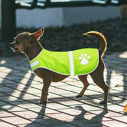 Geyoga 2 Pcs Reflective Dog Vest Adjustable Safety Vest - Image 5