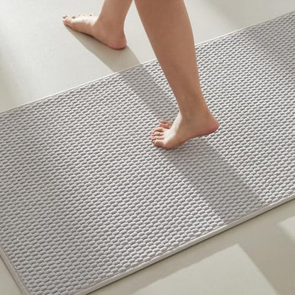 TYUU Bathroom Runner Rug, Long Bath Mat Washable Thin Quick Dry Low Pile by TYUU