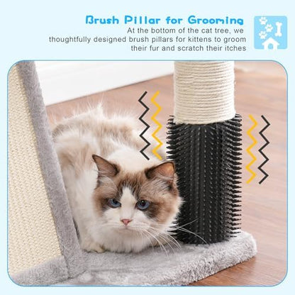 Hey-brother Cat Tree Tower, Adjustable Height, Floor to Ceiling - Image 6