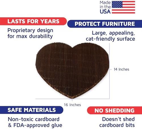 Heart-Shaped Cat Scratcher by Americat Company - Image 2