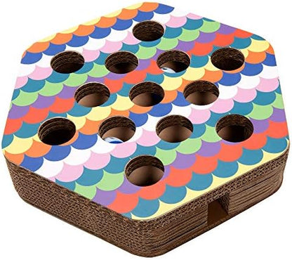 Furhaven Scratching Pad Ball Track Cat Toy w/ Catnip by FurHaven