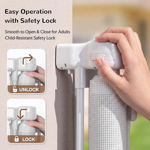 GRENFU 155" Extra Wide Retractable Baby Gate - Image 5