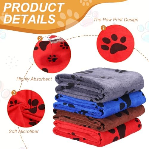 Microfiber Dog Towels Drying Dogs 40x20 in Super Soft - Image 3