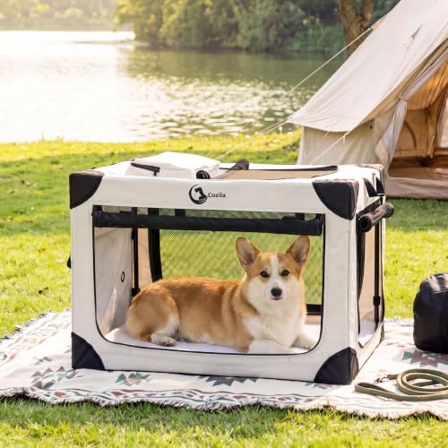 Portable Collapsible Soft Dog Crate by Cozila