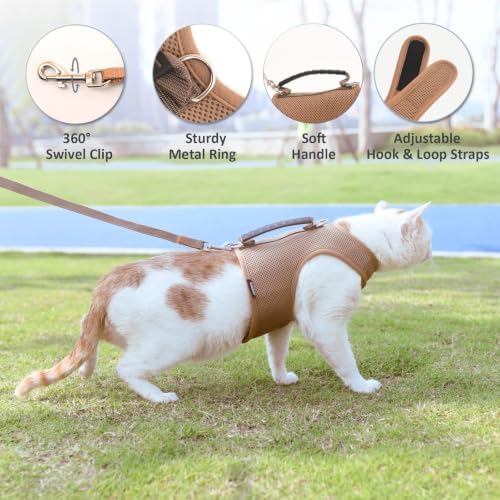 Cat Harness and Leash Set for Walking Escape Proof - Image 5