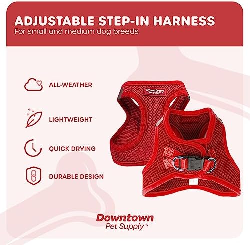Downtown Pet Supply Step-in Dog Harness – No Pull, Adjustable Padded Mesh - Image 3