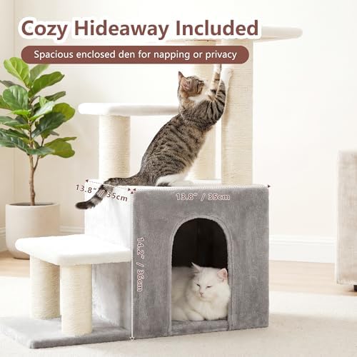 Heybly Cat Scratching Post, Pet Steps - Image 4
