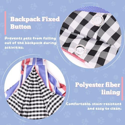 Small Pet Sling Carrier Breathable Texture - Image 5