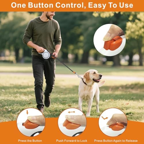 Retractable Dog Leash, 16ft Retractable Lead - Image 6