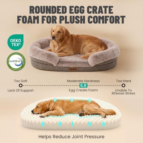 Miorun Fluffy Orthopedic Dog Beds Large Sized Dog - Image 3