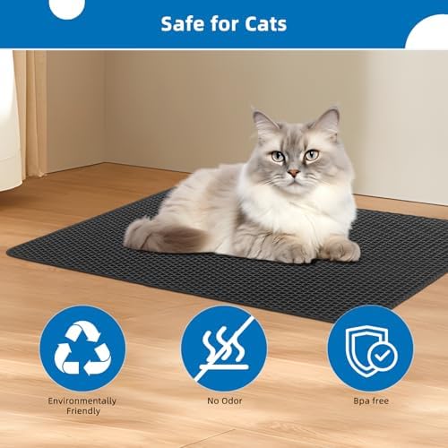 Cat Litter Mat for Litter Box Washable Urineproof - Image 5
