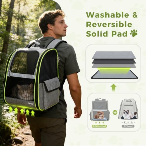 Lekereise Cat Backpack Carriers, Dog Carrier Backpacks - Image 5