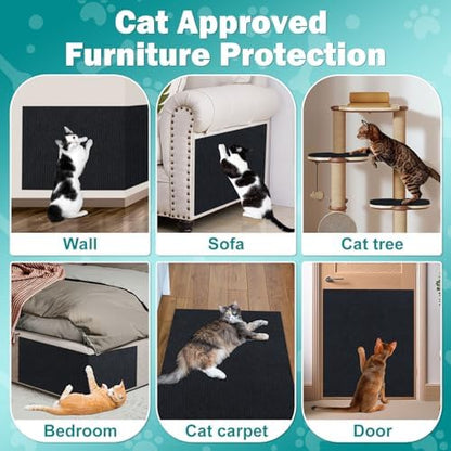 ENONCI 78.7x15.8 Cat Scratch Pad, Furniture Protector - Image 4
