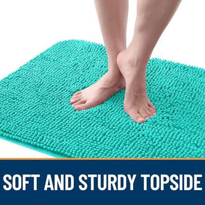 OLANLY Dog Door Mat for Muddy Paws 47x17, Super Absorbent Chenille Mud Mat - Image 4