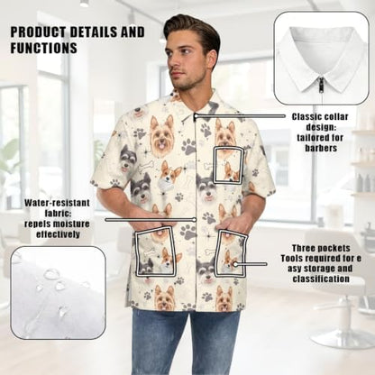 Funny Print Barber Jackets & Smocks - Image 7