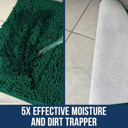 Muddy Mat® | Chenille Bathroom Rugs Quick Dry Microfiber Mats Non Slip Washable - Image 3