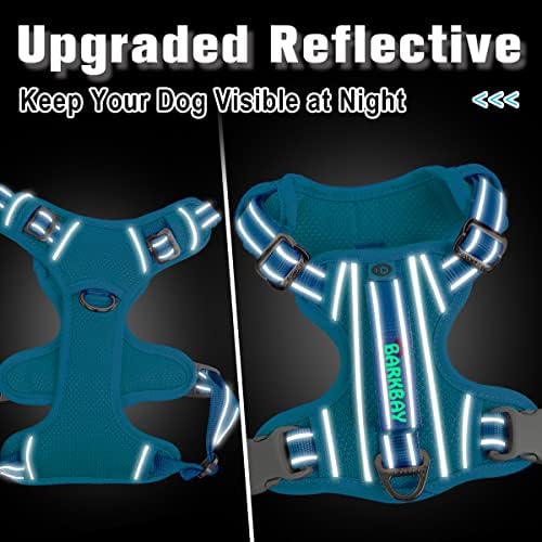 BARKBAY No Pull Dog Harness for Large Dogs, ID Tag Holder Dog Vest - Image 5