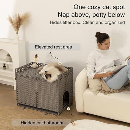 Furriends Cat Litter Box Enclosure - Image 2