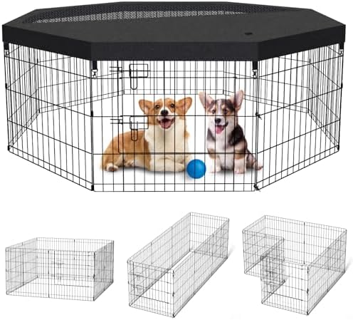 Artmeer 24-Inch Dog Playpen by Artmeer