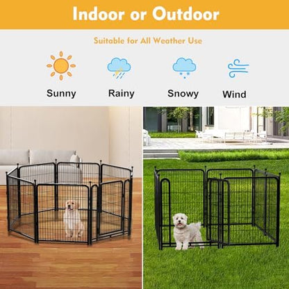 Getlay Playpen 36 inch High, Gate 17.7 inches Wide - Image 6