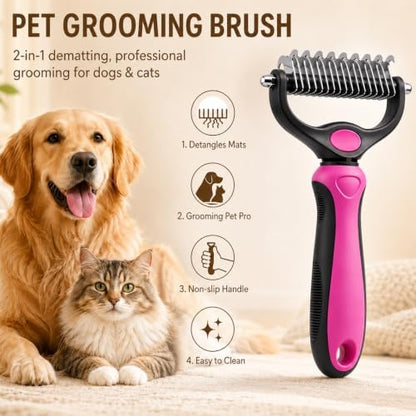 2PCS Pet Grooming Combo - Image 3