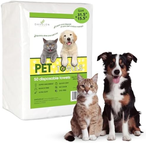 DAVELEN Disposable Pet Towels) by DAVELEN
