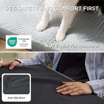 Bedsure ComfyFleece XL Dog Bed for Crate - Image 4