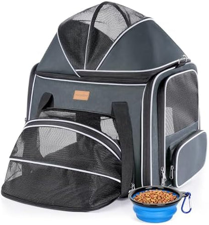 Morpilot Top and Side Expandable Cat Carrier by Morpilot