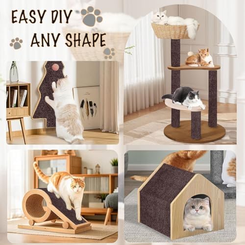 Self-Adhesive Cat Scratching Mat, Couch Protector from Cat Claws - Image 3