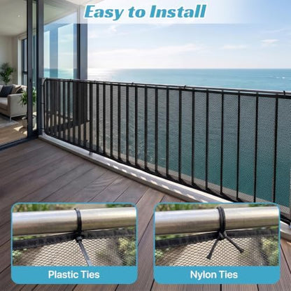 Banister Guard 15 x 3 ft Heavy Duty Stair Railing Cover - Image 2