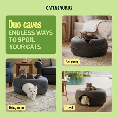 Cattasaurus Peekaboo Cat Cave Donut - Image 3