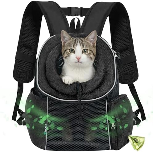 PetAmi Dog Carrier Backpack, Hands Free Front Pet Carrier, 10 lbs by PetAmi