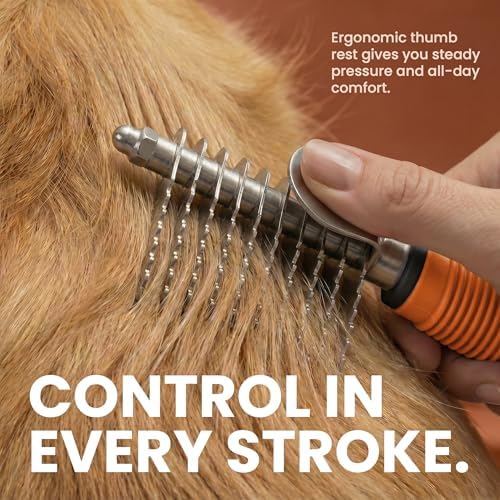 Poodle Dematting Fur Rake Comb Brush - Image 5