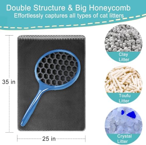Cat Litter Mats, Upgraded Litter Trap Mat - Image 5