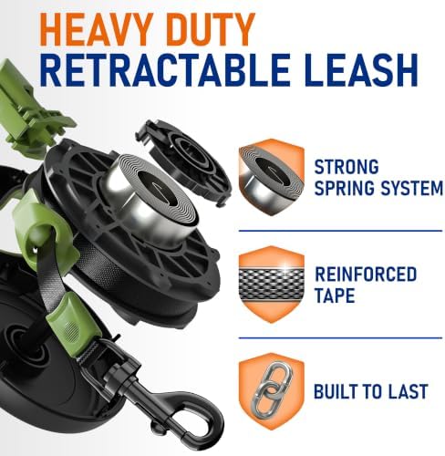 20.1 ft Retractable Dog Leash for Dogs 10–100 lbs - Image 6