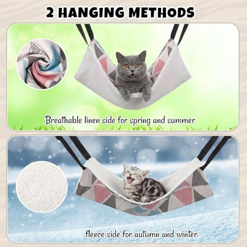 BBTO 3 Pcs Reversible Hanging Hammock Soft Plush - Image 6