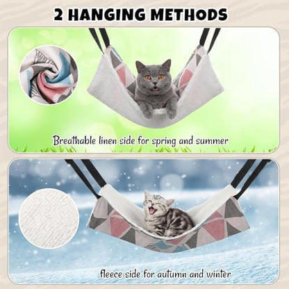 BBTO 3 Pcs Reversible Hanging Hammock Soft Plush - Image 6